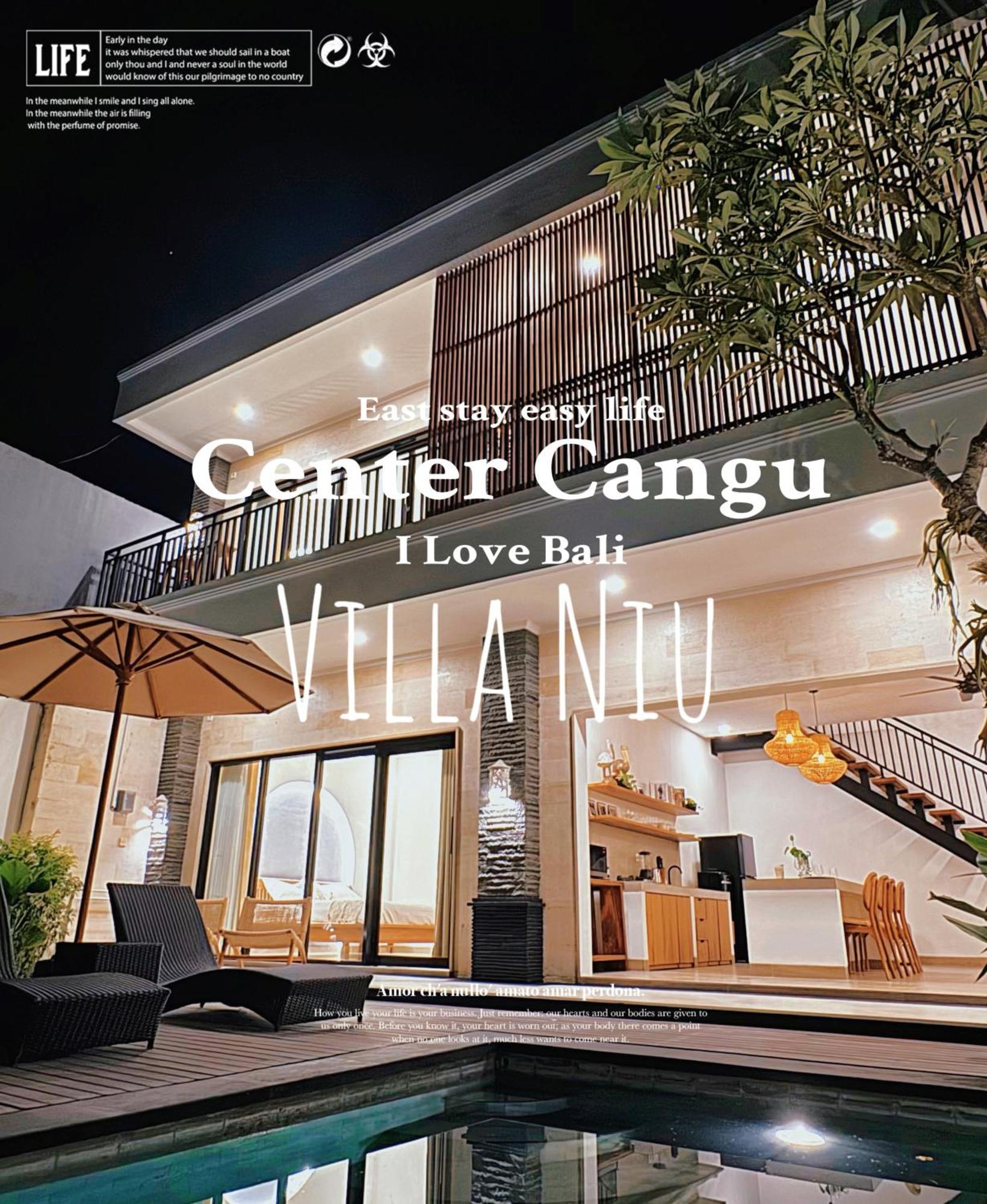 Villa Niu Center Canggu - Fattylion Exterior foto